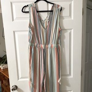 Capri length romper!